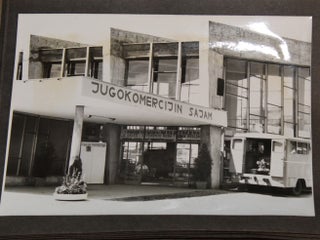 [Automobiles and Industrial Equipment] Photo Album Likely Depicting Serbian Automobile and Industrial Goods Business.