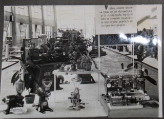[Automobiles and Industrial Equipment] Photo Album Likely Depicting Serbian Automobile and Industrial Goods Business.