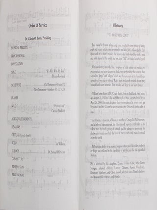 Count Basie Funeral Program