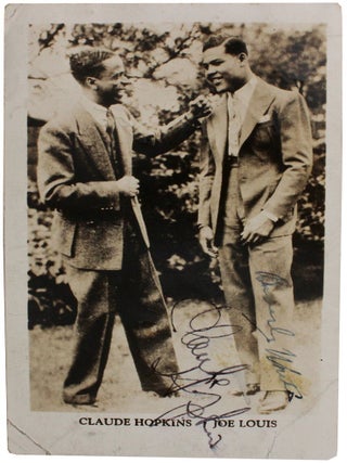 Item #1712 Claude Hopkins Beverly White Signed Photograph Jazz