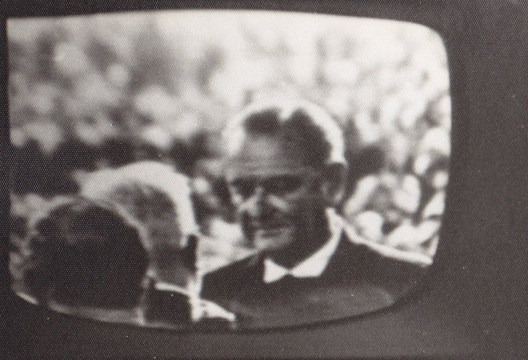 Item #1724 Television Screen Shots of Second Inauguration of Lyndon B. Johnson.
