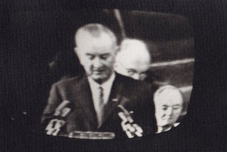 Television Screen Shots of Second Inauguration of Lyndon B. Johnson.
