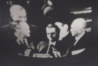Television Screen Shots of Second Inauguration of Lyndon B. Johnson.