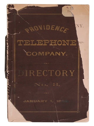 Item #1847 Providence Telephone Compan-mrb cap share
