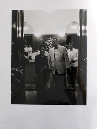 [Photo Album of President Lyndon Johnson and his Defense Secretary].