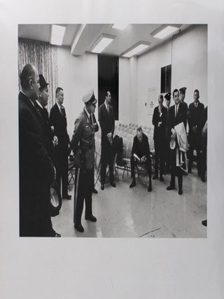 [Photo Album of President Lyndon Johnson and his Defense Secretary].