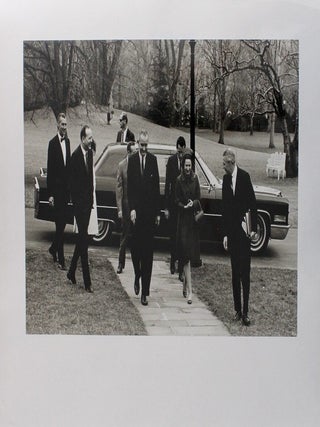 [Photo Album of President Lyndon Johnson and his Defense Secretary].