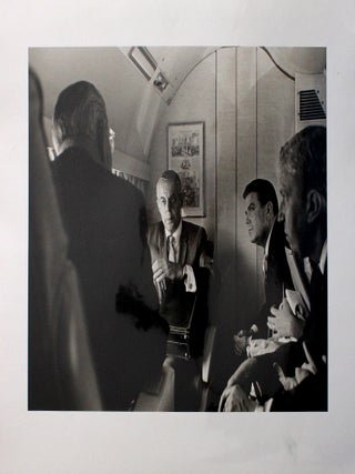 [Photo Album of President Lyndon Johnson and his Defense Secretary].