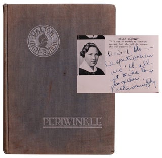 Item #2109 The Walton Periwinkle. [High School Yearbook Featuring Bella Abzug's Inscribed Senior...