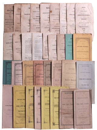Item #2114 [Collection of 32 Meeting Minutes of the Steuben Baptist Association