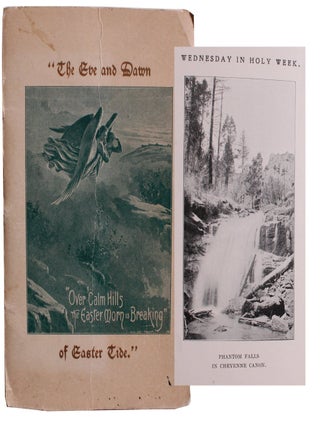 Item #2494 “The Eve and Dawn of Easter Tide” with Scenes in the Rocky Mountains. Sara S....