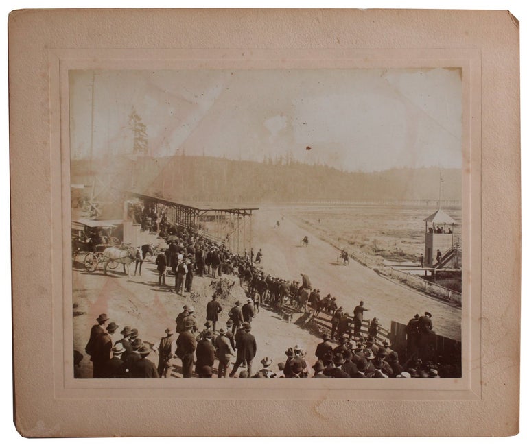 Item #2537 Photographs Depicting Marshfield Horse Race Track.