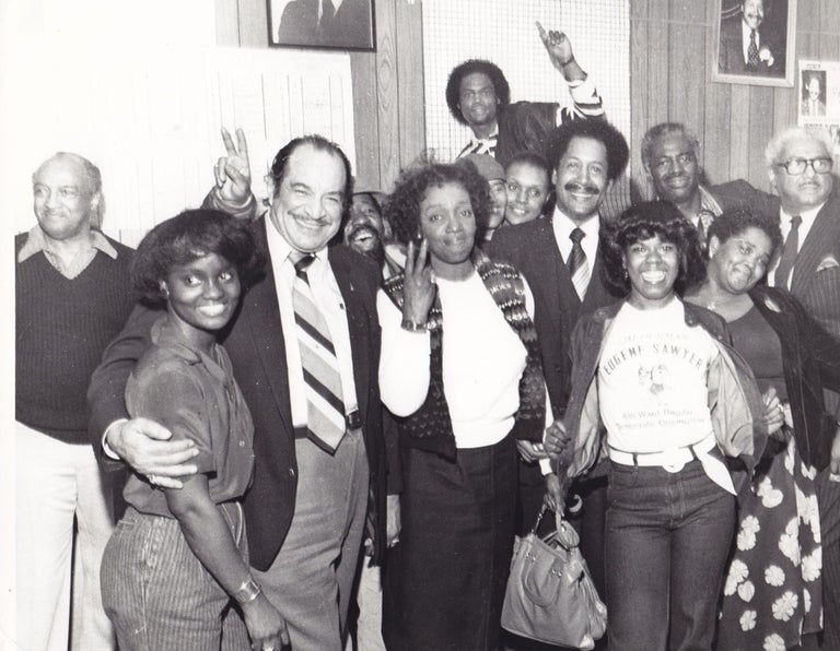 Item #2660 [Photographs of African American Community Events with Chicago Alderman Eugene Sawyer]. Herman Santonio Rhoden, photographer, Eugene Sawyer.