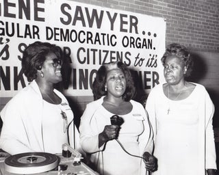 [Photographs of African American Community Events with Chicago Alderman Eugene Sawyer].