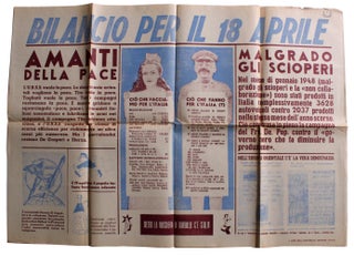 Collection of Posters for the Christian Democratic Party in Italy's 1948 Elections.