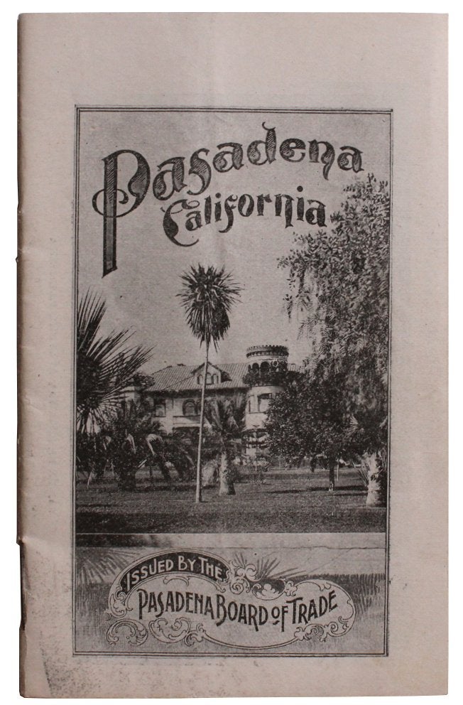 Item #3223 Pasadena. Los Angeles County California in 1900.