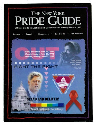 Item #3332 New York Pride Guide: The Official Guide to Lesbian & Gay Pride and History Month....