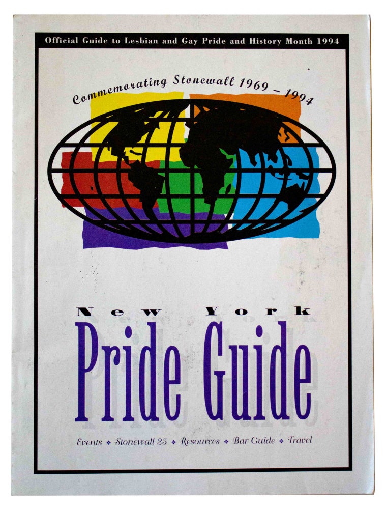 Item #3413 New York Pride Guide: The Official Guide to Lesbian & Gay Pride and History Month [Stonewall Edition]