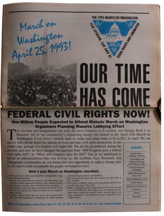 Item #3533 Our Time Has Come. Federal Civil Rights Now!