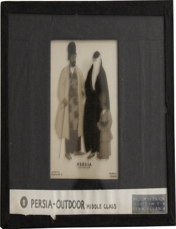 Item #3687 Collection of 11 WPA Museum Extension Project Costume Lantern Slides