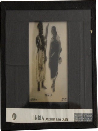 Collection of 11 WPA Museum Extension Project Costume Lantern Slides