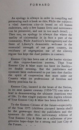 Your Kansas City and Mine.