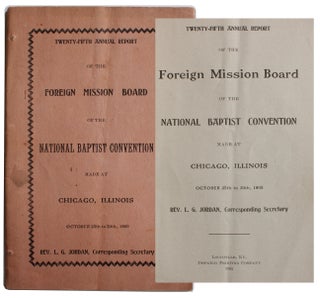 Item #4043 Twenty-Fifth Annual Report of the Foreign Mission Board of the National Baptist...
