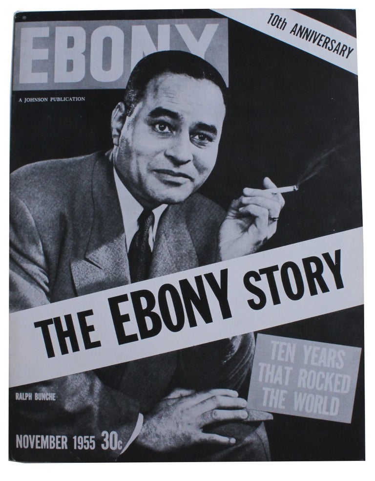 Item #4502 The Ebony Story. Ten Years That Rocked the World. [Cover title]
