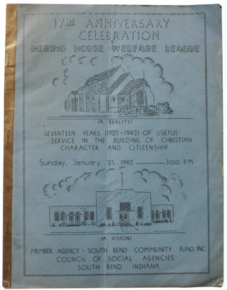Item #4724 [Program for] 17th Anniversary Celebration. Hering House Welfare League... [Cover title