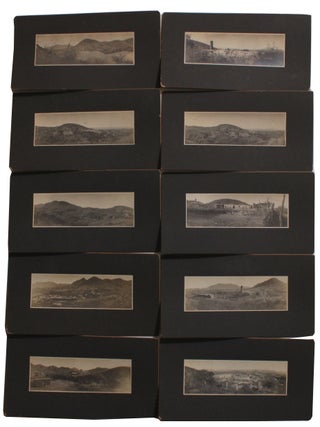 Item #4753 Set of Miniature Panoramic Photographs of Chipiona Mine District