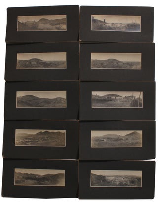 Item #4753 Set of Miniature Panoramic Photographs of Chipiona Mine District