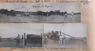 [Photograph Album Depicting Threshing Bees in the Midwest].