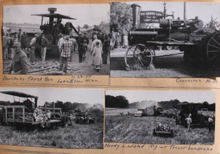 [Photograph Album Depicting Threshing Bees in the Midwest].