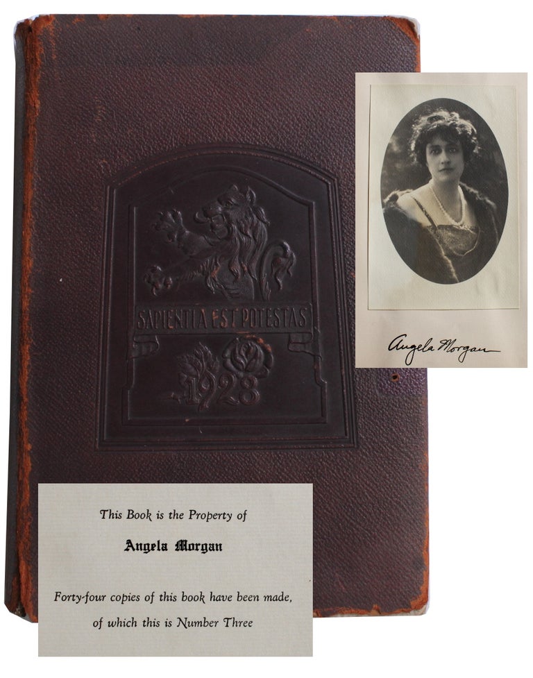 Item #5037 [Angela Morgan's Copy of] The Book of The Class of Nineteen Hundred and Twenty-eight of The Ogontz School.
