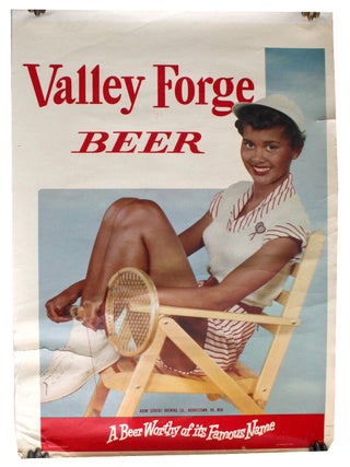 Item #5177 African American Valley Forge Beer Poster Advertisement