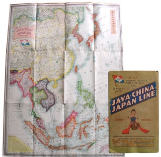 Item #5232 JCJL Map Showing Routes, Ports of Call and Services of the Java–China–Japan Line ....