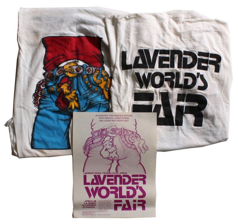 Item #5394 [Flyer and T-Shirt For Lavender World's Fair].