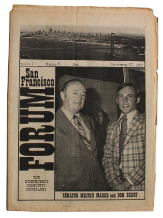 Item #5597 San Francisco Forum. Volume 1, Number 4. Carl E. Jordan