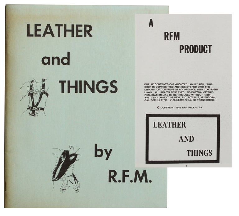 Item #5857 Leather and Things; A RFM Product.