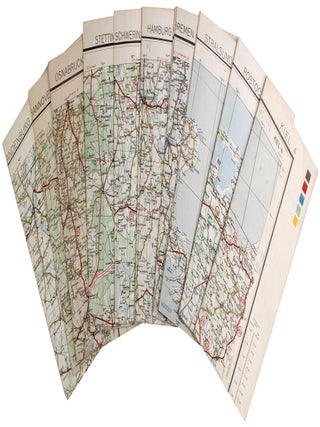 World War II Germany Road Maps Lot of 35