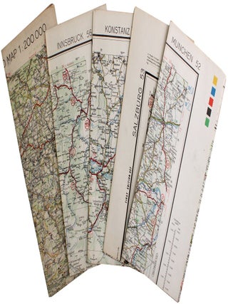 World War II Germany Road Maps Lot of 35