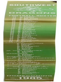 Ty Detmer Southwest High School Ribbons and Program