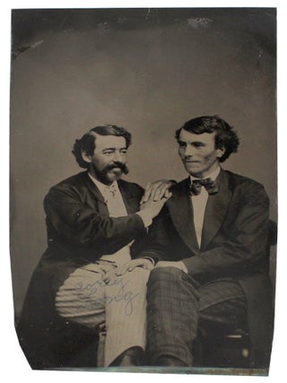 Item #6068 Portrait of Two Men Possibly a Gay Couple LGBTQ