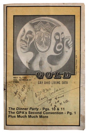 Item #6269 Gay Ohio Living Data Magazine LGBTQ LGBT 1981
