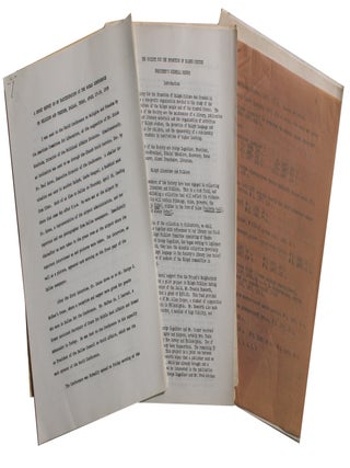 Item #6390 [Group of Materials Related to the Society for the Promotion of Kalmyk Culture