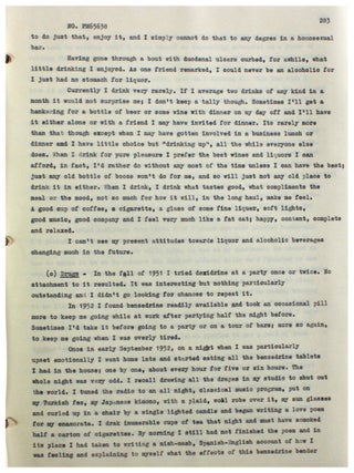 [Intake Questionnaire for a Hospital Using LSD to &ldquo;Cure&rdquo; Homosexuality].