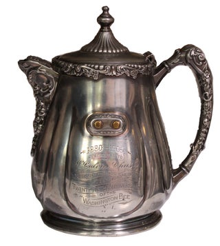 Item #7060 [Commemorative Pitcher Presented to W. Calvin Chase at a Celebration of the...