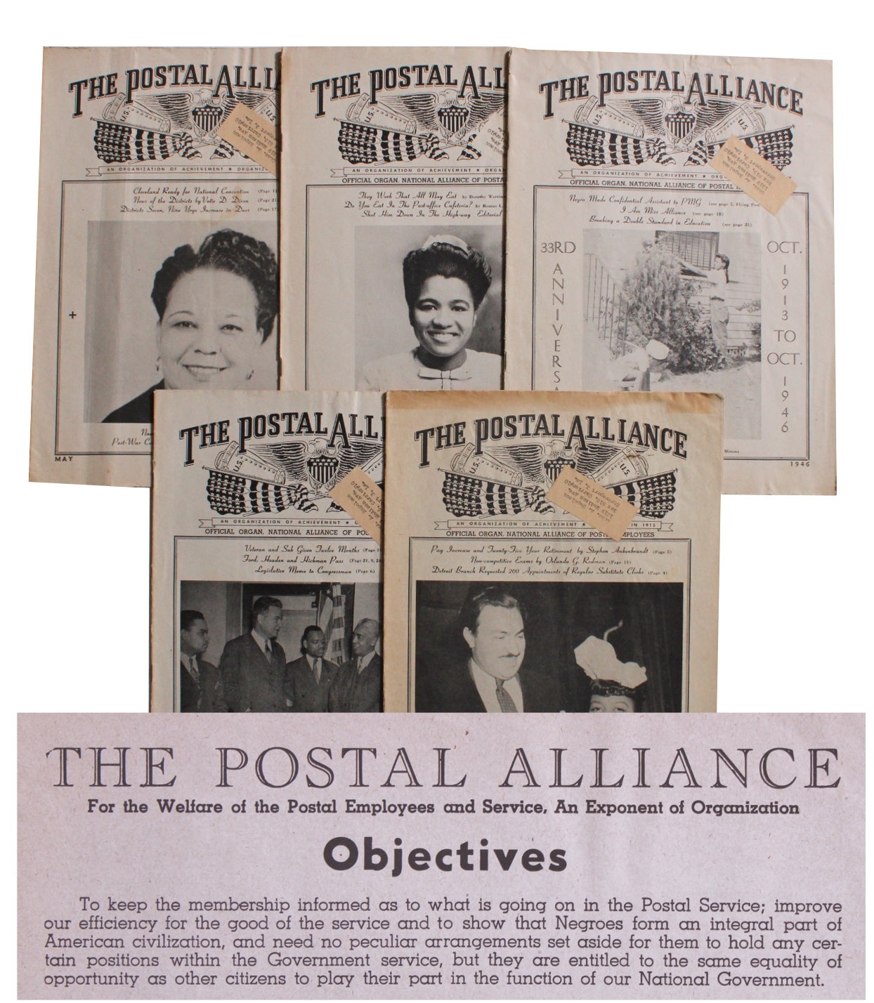 The Postal Alliance [Broken run of 5 issues