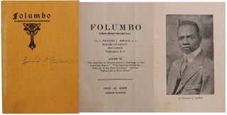 Item #7208 Folumbo: A Native African's Own Life's Story. A. Folumbo I. DeWalt