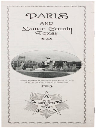 Item #7256 Paris and Lamar County Texas [Caption title